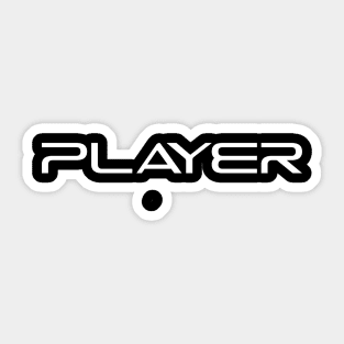 Player Playstation 4 shirt Sticker